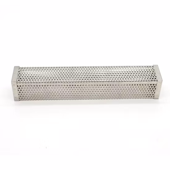 Cartouche d'élément filtrant liquide en poudre frittée en titane, cartouche poreuse frittée, filtre à maille frittée