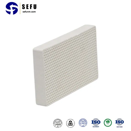 Filtre à air en nid d'abeille photocatalytique en titane Nano TiO2, usine de filtres en céramique